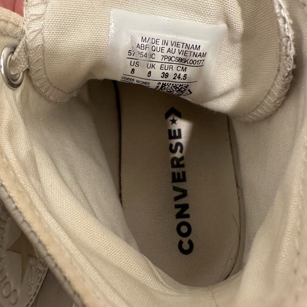 Earthy tone platform converse - Picture 6 of 6